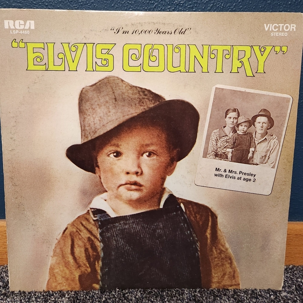 Rare Find! Vintage Elvis County 'I'm 10,000 Years Old' LSP-4450 stereo album